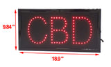 CBD LED Sign Store Window Hanging For Sale Business Advertising 15141