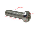 FixtureDisplays? Phillips Round Head Screws M6x20mm Pitch 1.00mm  20PK 15155-20PK