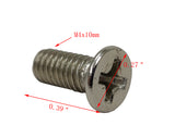 FixtureDisplays? Phillips Flat Head Screws M4x10mm Pitch 0.7mm  20PK 15159-20PK