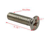 FixtureDisplays? Phillips Flat Head Screws M4x20mm Pitch 0.7mm  20PK 15161-20PK