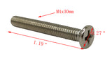 FixtureDisplays? Phillips Flat Head Screws M4x30mm Pitch 0.7mm  20PK 15163-20PK