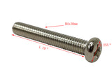 FixtureDisplays? Phillips Round Head Screws M4x30mm Pitch 0.7mm  20PK 15169-20PK