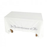 In Remembrance of Me Altar Frontal Holy Communion Table Cloth Cover 52X96" 15173