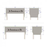 In Remembrance of Me Altar Frontal Holy Communion Table Cloth Cover 52X96" 15173