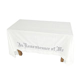 In Remembrance of Me Altar Frontal Holy Communion Table Cloth Cover 52X96