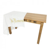 FixtureDisplays® Large "In Remembrance of Me" Embroidery Altar Frontal Holy Communion Table Cloth Cover 52X96" Gold Encriptions 15174