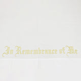In Remembrance of Me Altar Frontal Holy Communion Table Cloth Cover 52X96