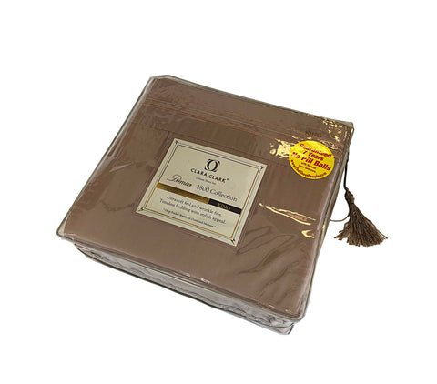 King Size Sheets Set Egyptian Cotton 1800 Count No Pill Cover Sheet Pillow Case