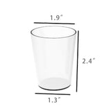 2.12 oz Glass Cups for Water, Coffee, Cocktails, Short Dof Drinking Glass, Whisky Glass 15185-NEW