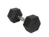 30 Lbs Metal Rubber Dumbbell in Pair Workout Training Exercise