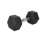 30 Lbs Metal Rubber Dumbbell in Pair Workout Training Exercise