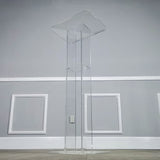 18"W X 12"D X 42.5" H Acrylic Podium Plexiglass Church Pulpit School Lectern 15198