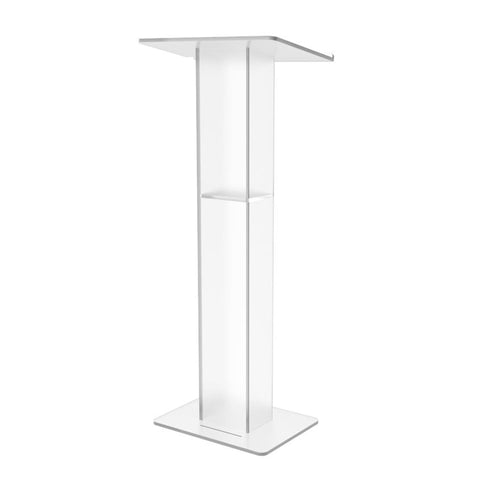 18W X 12D X 42.5 H Acrylic Podium Plexiglass Church Pulpit School Lectern