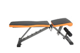 Weightlifting Chair Workout Bench Adjustable Backrest Ab Crunch Dumbbell Train 15201