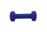 Neoprene Coated Dumbbell Weights 2 Pounds Single Pack Blue Soft Hex Ends 1PC