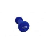 Women's Neoprene Coated Dumbbell  Workout Weight 4LBS BLUE Color