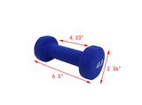 Women's Neoprene Coated Dumbbell  Workout Weight 4LBS RED Color