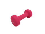 Neoprene Coated Dumbbell Weights 5 Pounds Single Pack Blue Soft Hex Ends 1PC