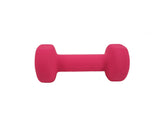 Neoprene Coated Dumbbell Weights 5 Pounds Single Pack Blue Soft Hex Ends 1PC