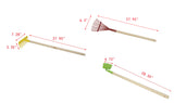 Kids Garden Tool Toy Hoe 28 Long Reduced Size Wood Handle Metal Head
