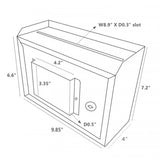 Wallmount Cash Box Desktop Donation Box Mail Suggestion Collection FundrasingBox