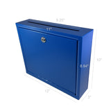 Wall Mount Counter Suggestion Box Donation Box Drop Box Ballot Box Prayer Box
