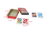 Uno Card Game Family Card Game Sturdy Storage Tin Makes a Great Gift
