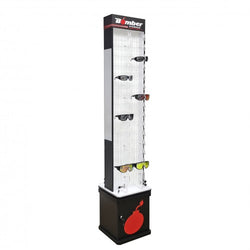 15 X 15 X 79" Double-Sided Rotating Floor Stand Display for 60 Pairs of Eyewear 15224.Make to Order 3 Month Lead