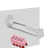 50 PCS Anti theft security slatwall hook with Magnetic Key 15229