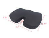 Seat Cushion Pillow Chair Memory Foam Firm Coccyx Pad Back Pain Relief Posture