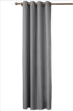 Bedroom Blackout Curtains 2X49 Wide 63 Tall Grey Thick Quality Window Curtains