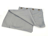 Bedroom Blackout Curtains 2X49 Wide 63 Tall Grey Thick Quality Window Curtains