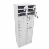 30-Slot Cell Phone Charging Locker USB Cabinet Key Retention Steel Storage Box 15251-STAYON-LOCK