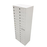30-Slot Cell Phone Charging Locker USB Cabinet Key Retention Steel Storage Box 15251-STAYON-LOCK