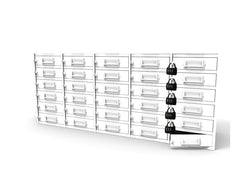 30 Slot Clasp Locker Cellphone iPad Mini Charging Station Locker