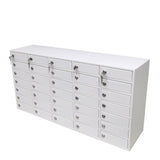 34X17X9 Make to Order 35-Slot Cell Phone iPad Mini 110V Charging Station Locker 15252-35