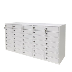 34X17X9 Make to Order 35-Slot Cell Phone iPad Mini 110V Charging Station Locker 15252-35