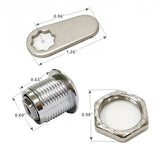 FixtureDisplays® 10 Pack Cam Lock, Each with 2 Keys, for Cabinets, Panels, Mailbox 15252-LOCK-10PK