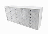 USB Cellphone Locker Smart Device Charging Station School Office 30 Slot Max 5 Watts Per Slot Output 15252-USB