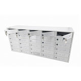 USB Cellphone Locker Smart Device Charging Station School Office 30 Slot Max 5 Watts Per Slot Output 15252-USB