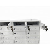 USB Cellphone Locker Smart Device Charging Station School Office 30 Slot Max 5 Watts Per Slot Output 15252-USB