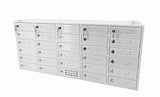 USB Cellphone Locker Smart Device Charging Station School Office 30 Slot Max 5 Watts Per Slot Output 15252-USB