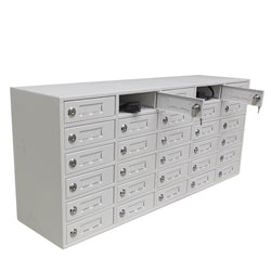 34X15X9 30-Slot Cell Phone iPad Mini 110V Charging Station Locker 15252 110v 30slot
