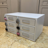 6 Slot Clasp Locker Cell Phone iPad Mini Charging Station Lockers