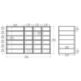 24-Slot Cellphone iPad USB Charging Station Special Plug Lockers 15255-USB-R20-CROSS DOCK