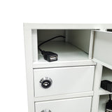 23 Slot USB��Cellphone Locker Storage Charging Station Class Camp Security No-Phone Max 5 Watts Per Slot Output 15257