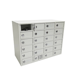 23 Slot USB¡¡Cellphone Locker Storage Charging Station Class Camp Security No-Phone Max 5 Watts Per Slot Output 15257