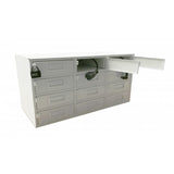 12 Slot Clasp Locker Cellphone iPad Mini Charging Station and Combination Lock