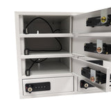 Cellphone Locker Cellphone Charging Station Combination Lock iPad Mini Storage 15259