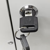 FixtureDisplays? 25.9" X 9.1" X 10.4" Secure Cellphone Locker System for Evidence Control with Restricted Access 110V outlet Per Slot 15260-EVIDENCE